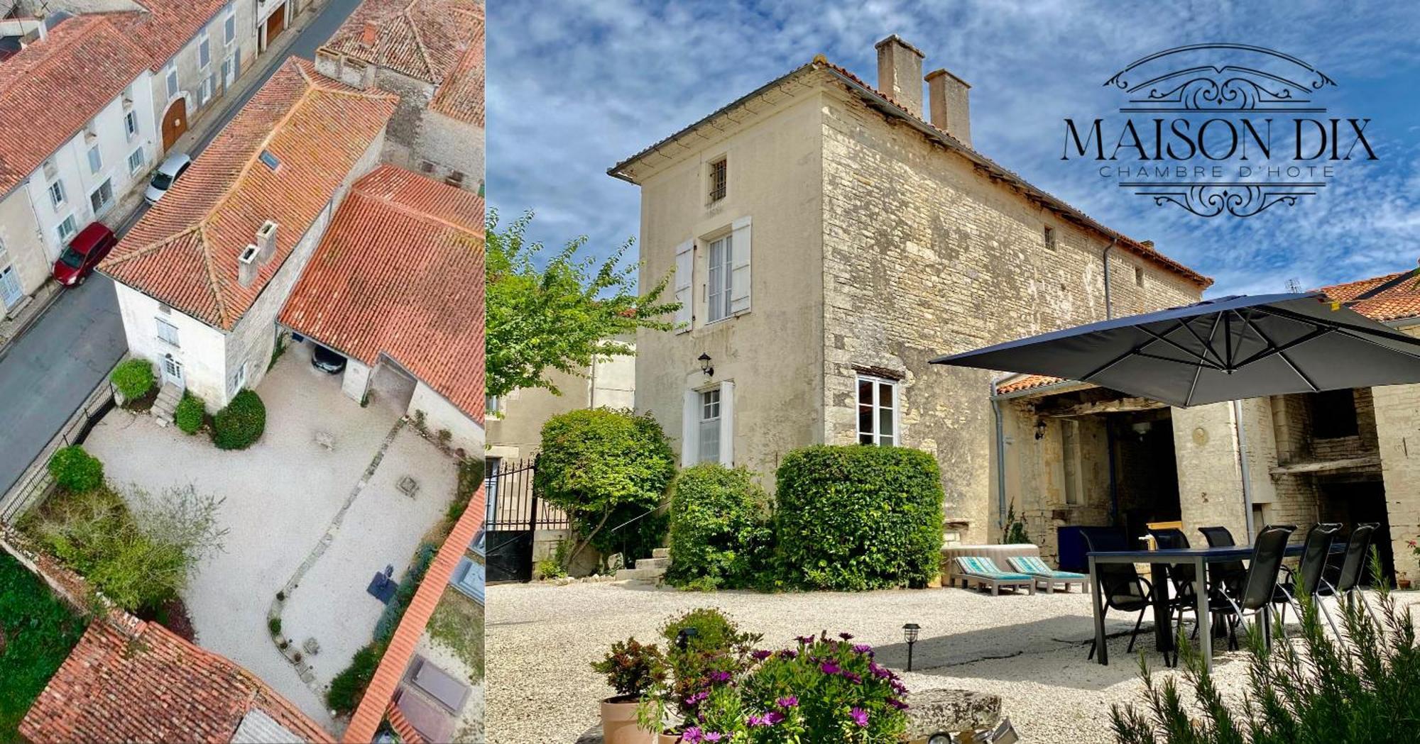 Maison Dix Tusson Bagian luar foto